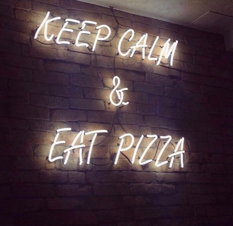 tweetcpf's tweet photo. While waiting for CP3 @charlieputh &amp; #CPfans Keep calm &amp; eat pizza 🍕 
[Insert Charlie Puth pizza pics below] #CPFamily 
#CP3iscoming ⬇️🤗 https://t.co/evRfZVNRBb