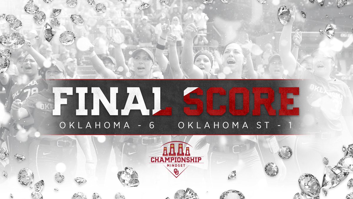 OU_Softball's tweet photo. 🗣 BOOMER!! 

#Sooners take down Oklahoma State to advance to Sunday's WCWS semifinals! 

➡️ https://t.co/6hf6KrXFNe

#ChampionshipMindset https://t.co/bfWgAZDw8x