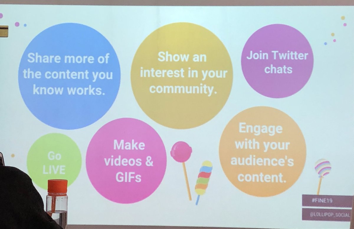 Spark conversations with potential clients @Lollipop_Social #FINE19 #personalbrand