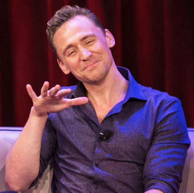 binestom's tweet image. His face... ☺️
#ThemeFreeWeekend 
@HiddlestonSpam