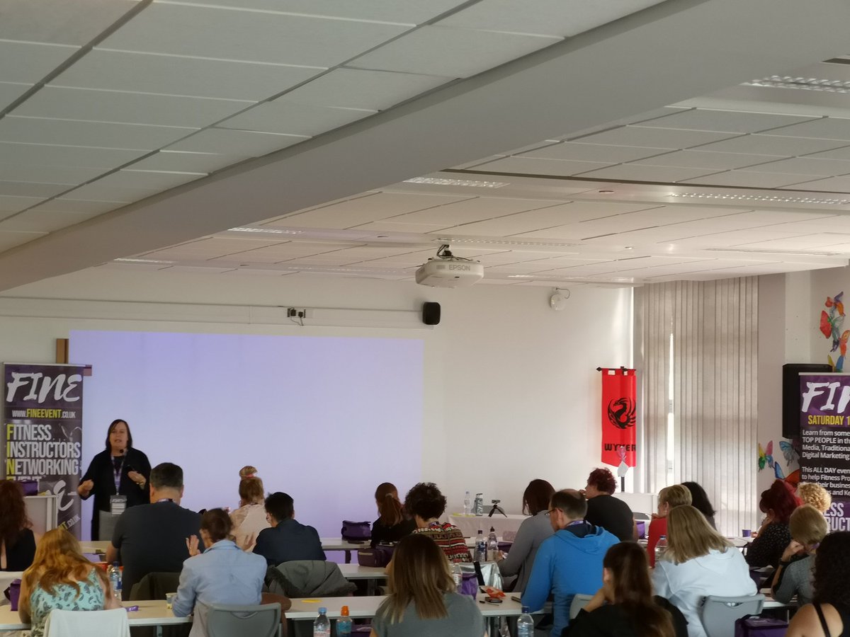 FINE 2019 has begun! The first session with Yvonne Radley - How To Get Into The Press. #fine19 #fitness #Fineevent