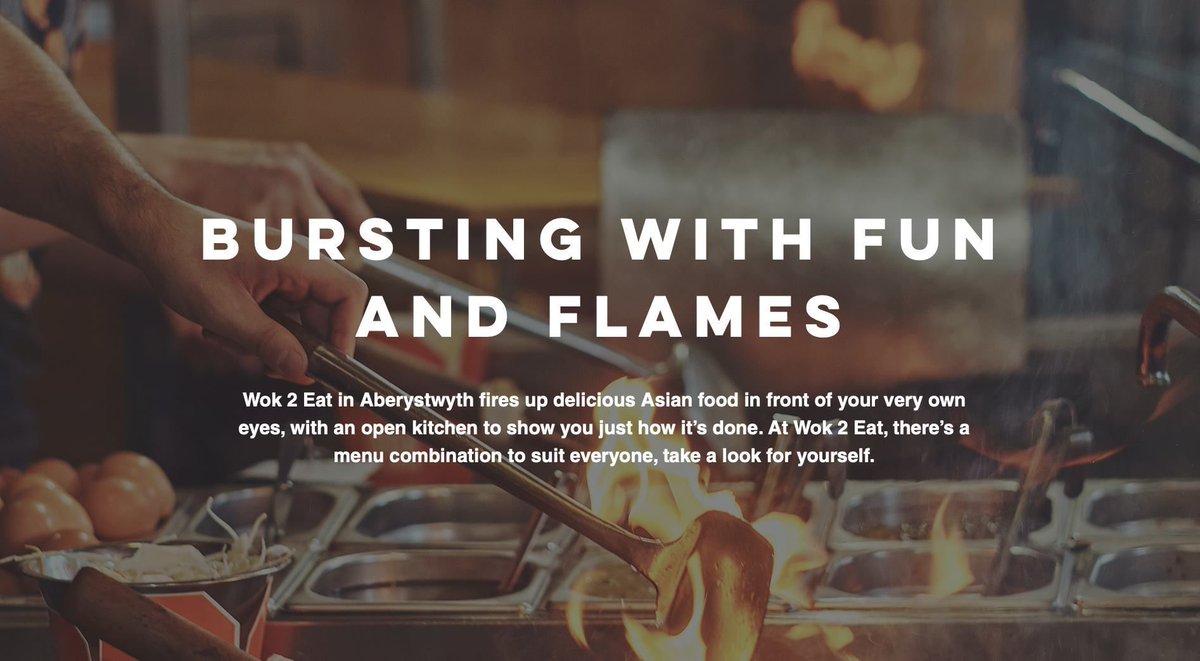 Wok2Eat's tweet photo. We are bursting with flames and can't wait to serve you the perfect meal today... when are you coming in? #Aberystwyth https://t.co/yhIKu2eEoe