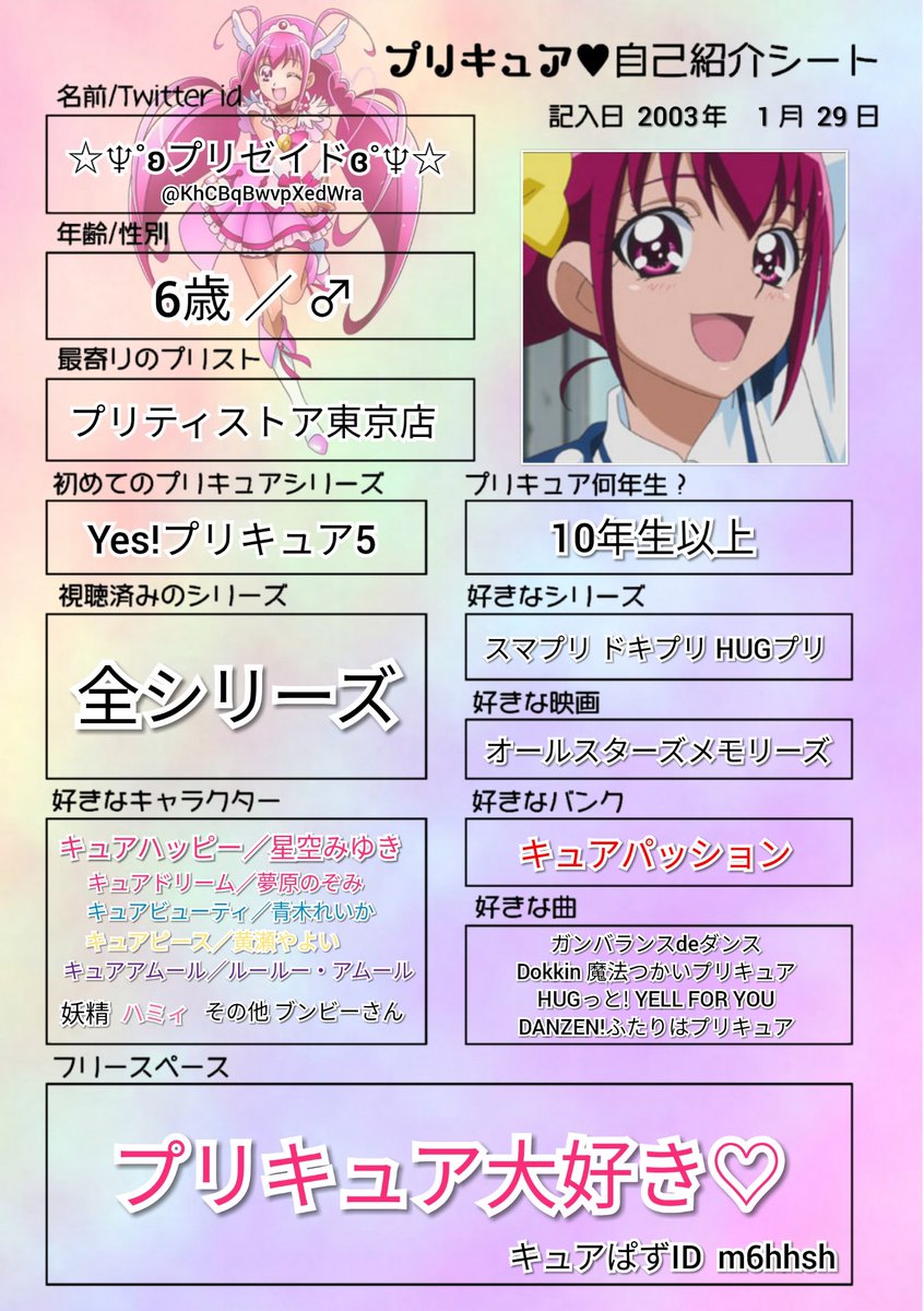 ʚプリゼイドɞ Puri Haya 0129 Twitter