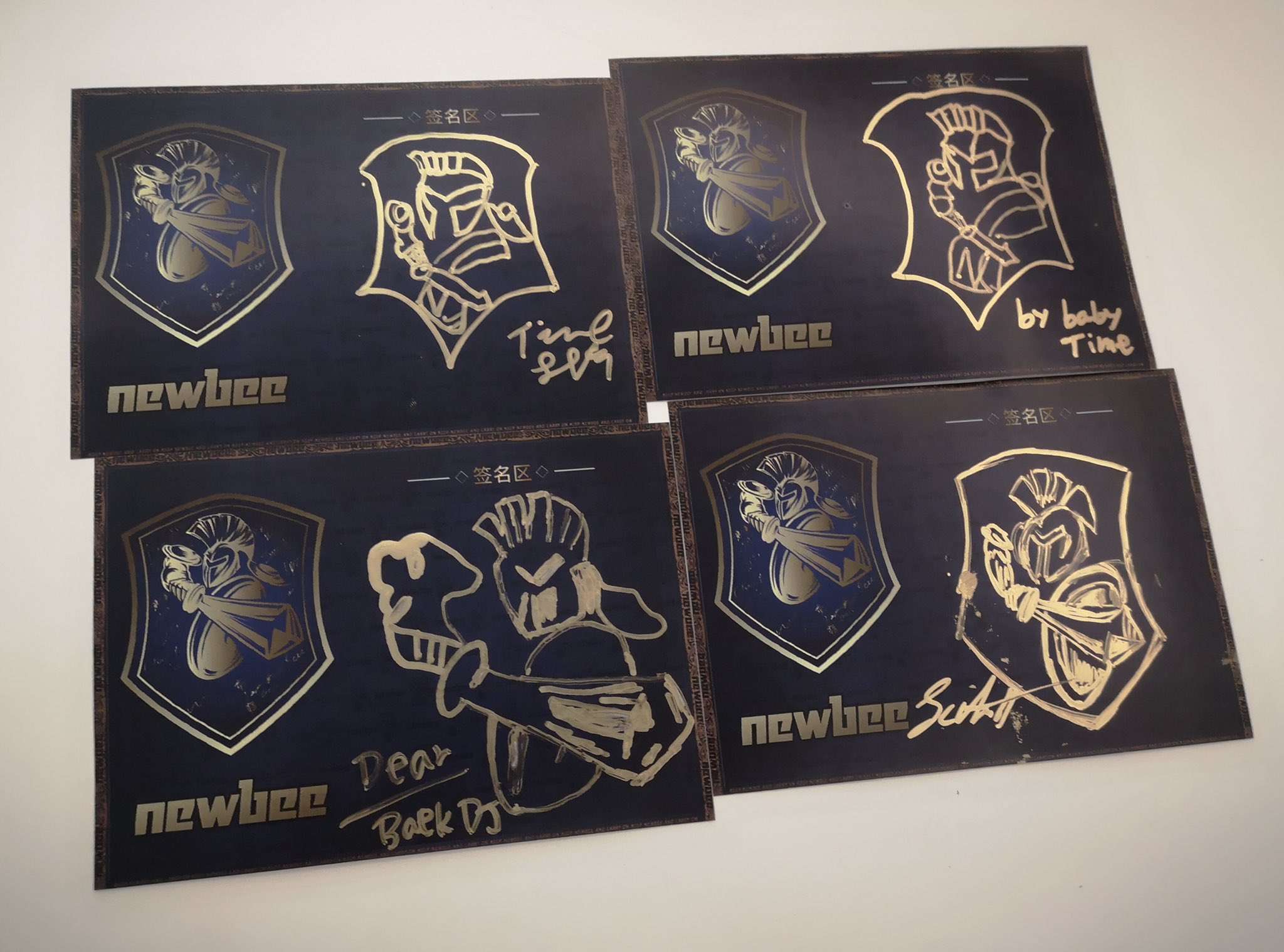Newbee on Twitter "Cute drawings from our SC2 players Top 2 were