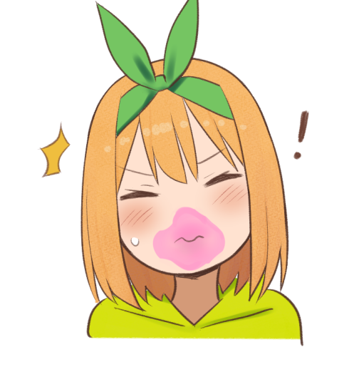不踏さんがTwitterに投稿した中野四葉(五等分の花嫁)のイラスト。