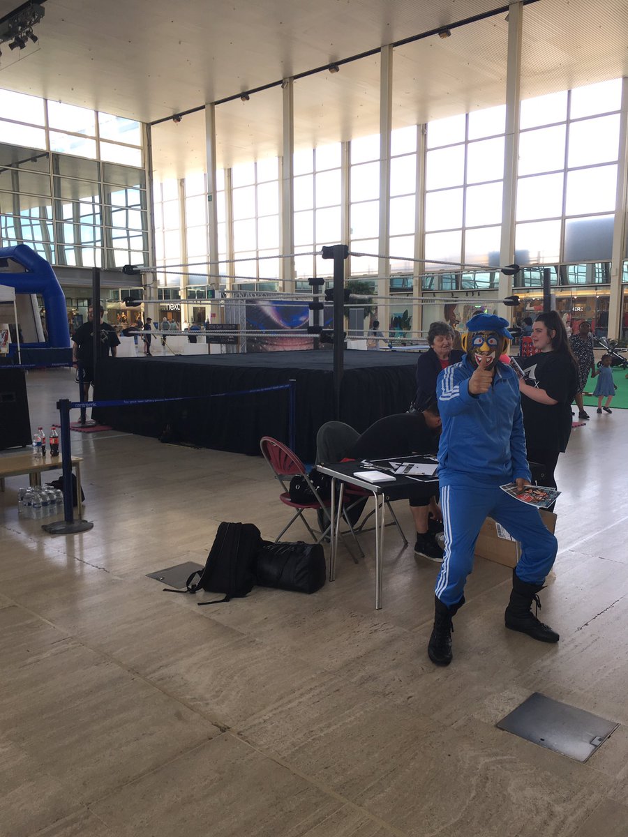 Apex Pro Wrestling <a href="/APEXWrestlingUK/">APEX Wrestling</a> are here at The Great British Sports Show come along and #getstuckin