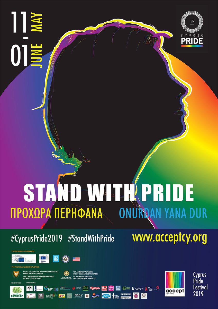 AndreaCav2016's tweet photo. #TodayWeMarch #CyprusPride From 3pm at Municipal Park Gardens in Nicosia! 🇮🇹🏳️‍🌈🇪🇺🇨🇾
@ItalyinCyprus @ItalyMFA @AcceptCY @EUCYPRUS @EP_CYPRUS @CYOmbudsman https://t.co/XIT9IUBcIG