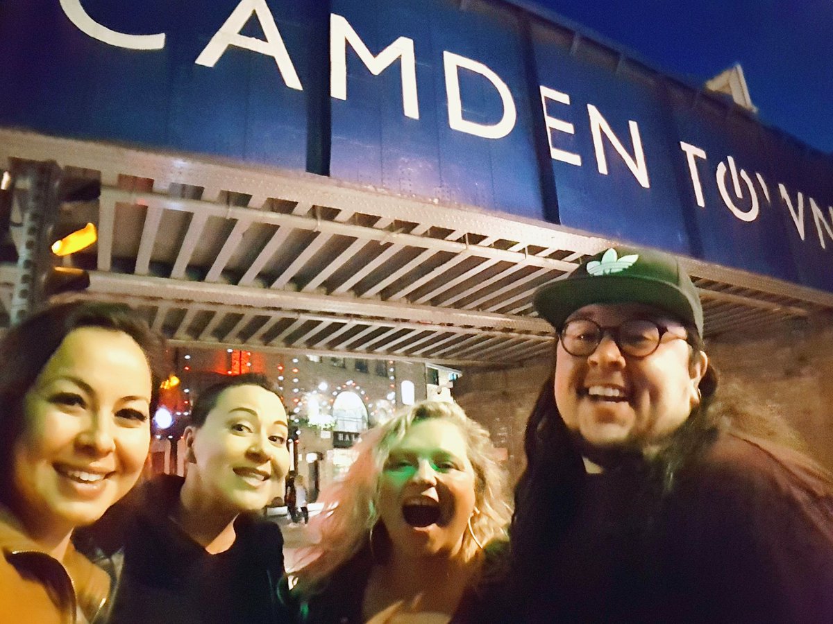 Here we were 🤗 #camdentown #camdenmarket #explorelondon #london #quantumtangle #ontheroad2019 #ontour #qt #qts