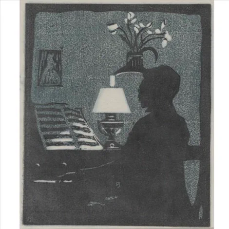 Gabriele Münter (1877-1962), "Kandinsky am Harmonium" 