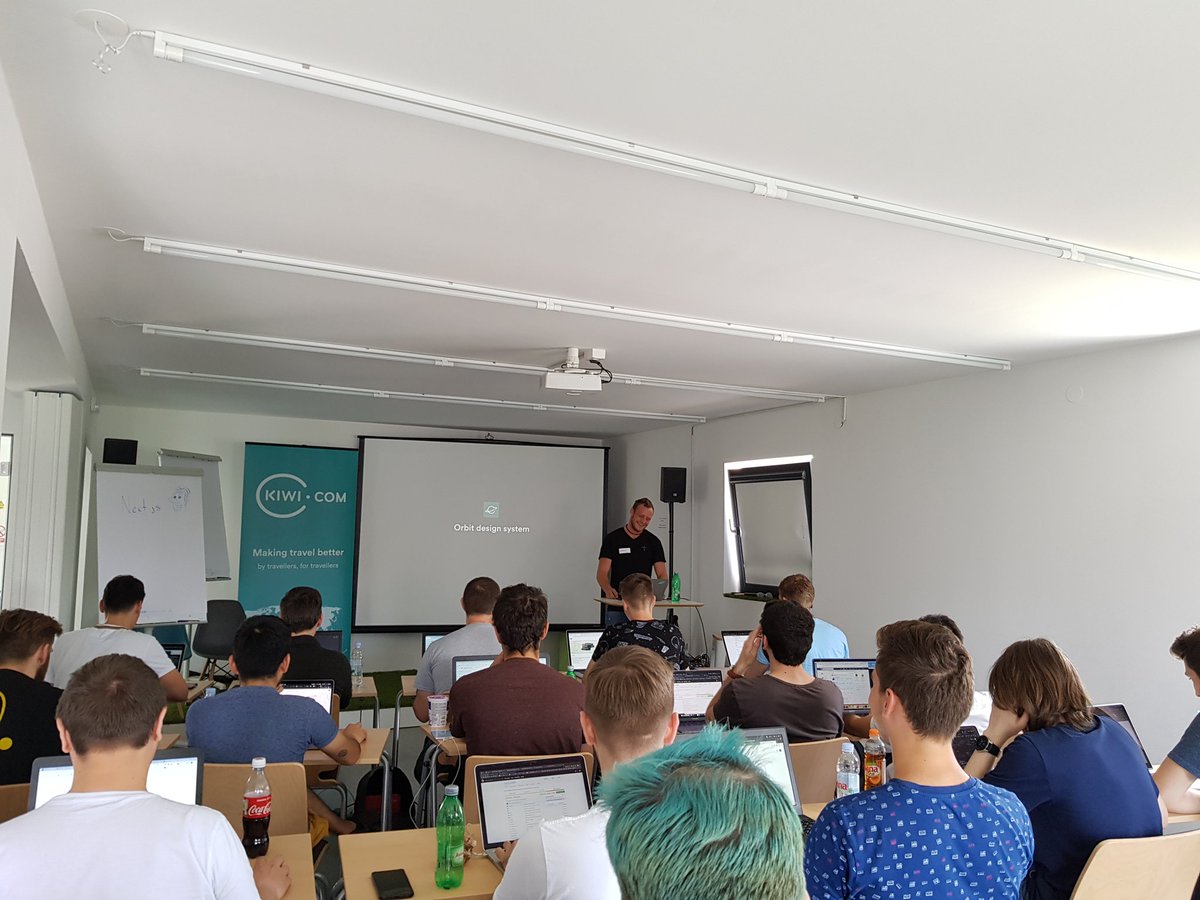 codekiwicom's tweet photo. Second day of the #JSWeekend in Zagreb has started and attendees are learning about Next.js, Orbit, Design Systems and GraphQL. 👨🏻💻 https://t.co/bt973z3U6r
