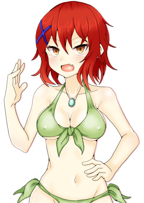 最近暑いから水着シュラークちゃん 