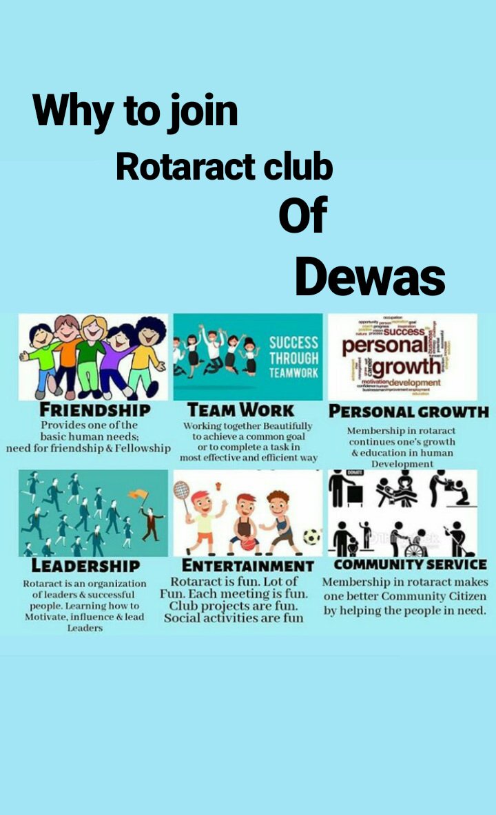 Rotaractdewas's tweet photo. Why to join Rotaract.....

Join Rotaract club dewas. https://t.co/CnLWJxBOIs