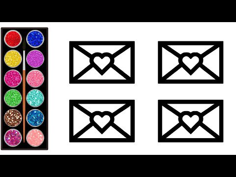 youtube.com/watch?v=bDvGhy… Glitter Heart Envelope Colouring &amp; Drawing | Learn Colors for Kids, Toddlers  | Happy Kids TV– Glitter Heart Envelope Colouring &amp; Drawing | Learn Colors for Kids, Toddlers  | Happy Kids TV