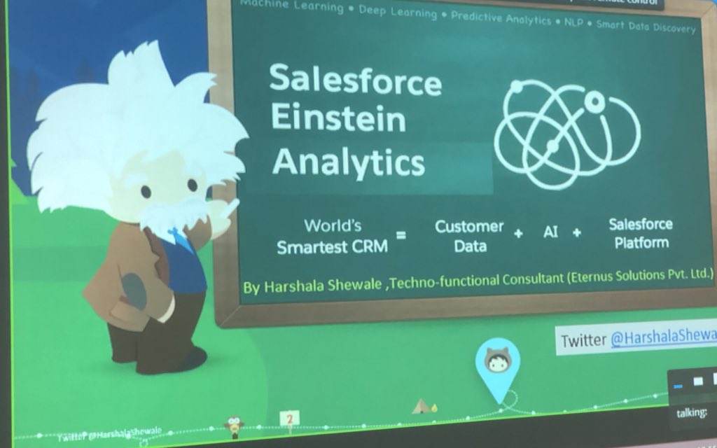 SwatiTaunk's tweet image. #EinsteinAnalytics @HarshalaShewale Lets get started with learning Einstein Analytics #DataTribe