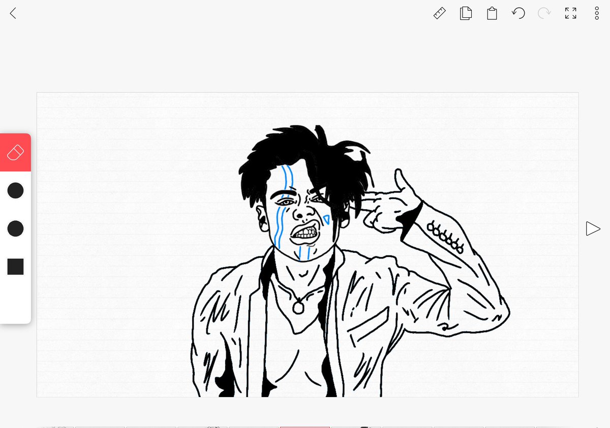 mouseartwork's tweet photo. I’m sure you’ll appreciate my artwork @yungblud you loveable crazy awesome goof! 😋🤔🖤 #digitalpainting #digitalart #forfun #letsbeweird https://t.co/k44bJfN5II
