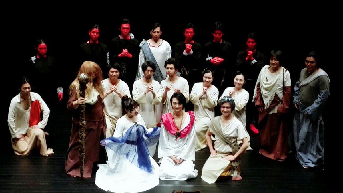 gekidanminami37's tweet image. 5/30
恣演「オイディプス」終演いたしました！

ご来場、誠にありがとうございます

今回の劇に集まっていただいた役者の皆様、スタッフの方々、大変ありがとうございました！
ぜひ、今後とも彼ら、彼女らの活躍にご注目ください！

では！また会う日まで！