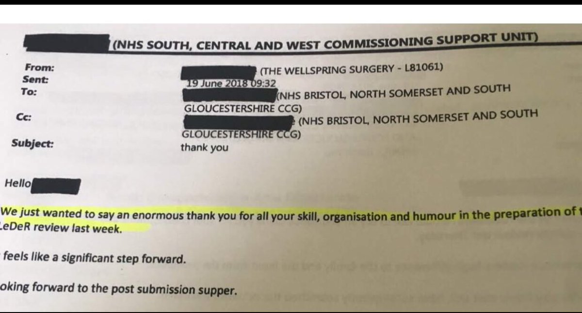 PaulaMc007's tweet photo. #Oliverscampaign @cj_dinenage @KeeleyMP @normanlamb @ShaunLintern My heart smashed into a thousand pieces when I read these words from a #LeDeR investigator she found investigating Oliver’s death humorous & felt the need to celebrate her work I have to admit this caused me to cry https://t.co/JLPPVLN4Mm
