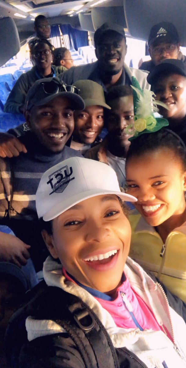 As we leave the bus. We are meeting <a href="/BantuHikers/">Bantu Hikers</a> here. Its going to be a good day. UCT <a href="/Mastercard/">Mastercard</a>  scholars rocks! #uctmcf #levelup #inclusive #weareafrica #youthmonth #destinationUCT #capetown #lionshead #climbing #MCFSP #changemakers #transformativeleadership #youngafricaworks