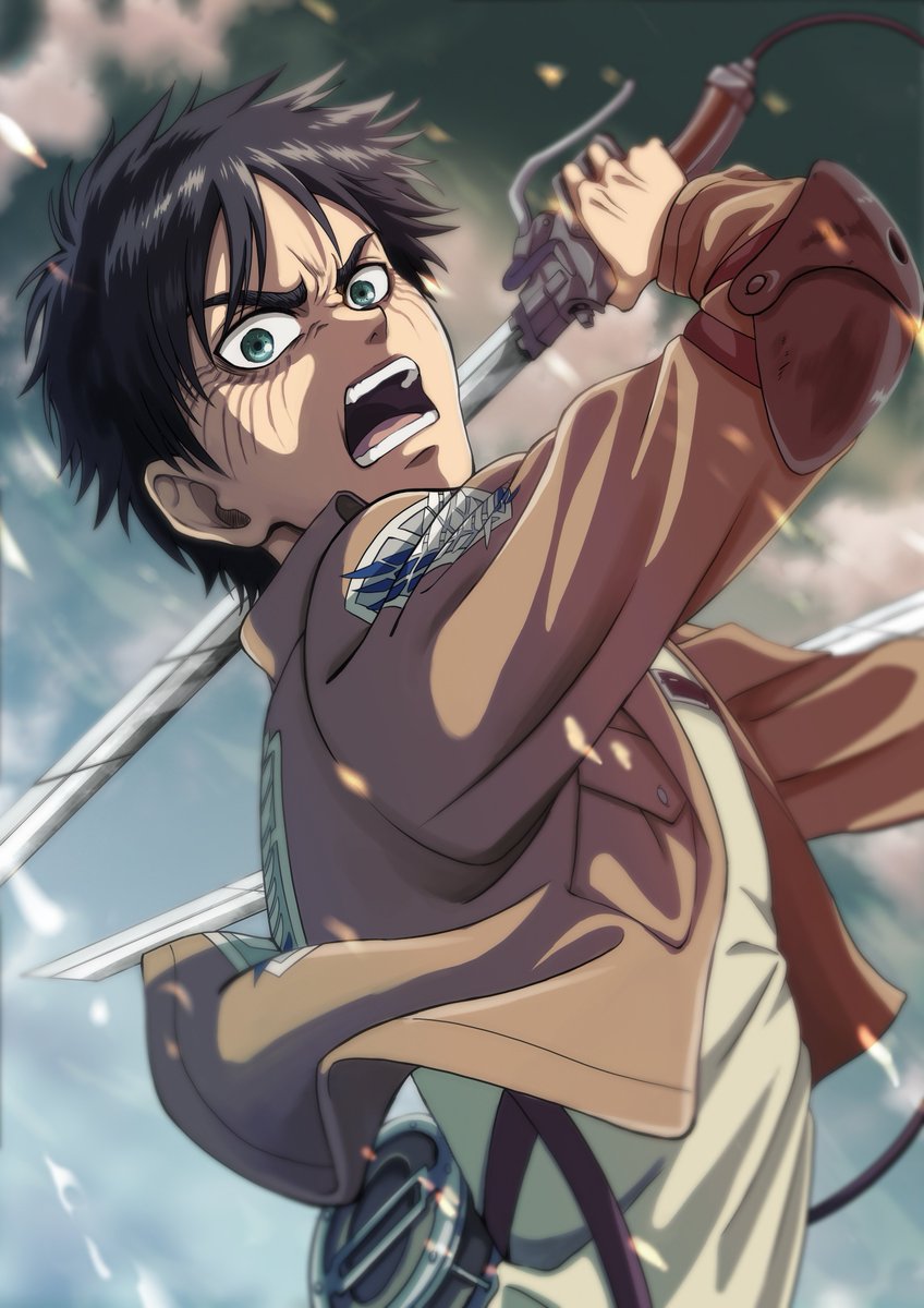 Wit Studio 進撃アニメtwitterイラスト 殺った 三十五日目 エレン Illustration Aiko Minowa Shingeki 進撃アニメtwitterイラスト 放送最終回まで毎日更新 応援お願いします