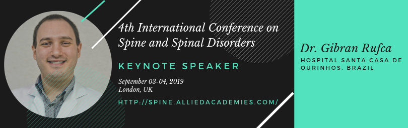 CongressSpine's tweet photo. Join the Keynote Presentation by #Neurosurgeon @GibranRufca at @CongressSpine , #London on September 03-04, 2019
Confirm your participation: https://t.co/UZLTyYJrcI
#Spine #Neurosurgery @LNP_Spine_Neuro @AANSNeurosurg @LessInstitute @solomonkamson @BASSspine @spine_podiatric #UK https://t.co/Zc56MKmPh8