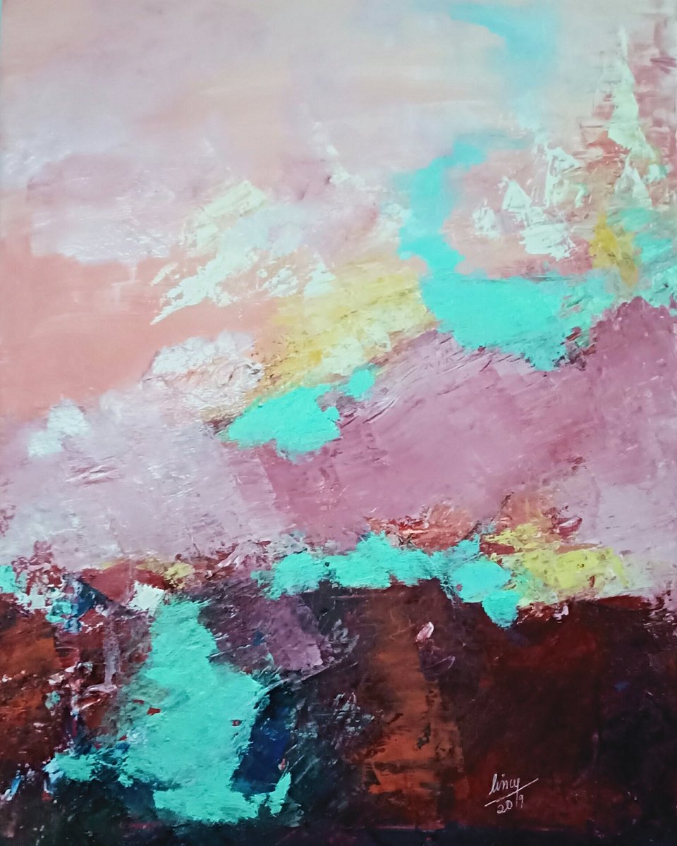 Oil on canvas.