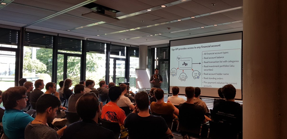 khallai_taylor's tweet photo. Day 1 of #apobank #apohackathon #bankathon was very informative & insightful full teams taking part in the banking and health hackathon in Dusseldorf! #fintech #finreach #figo https://t.co/mcojY5364J