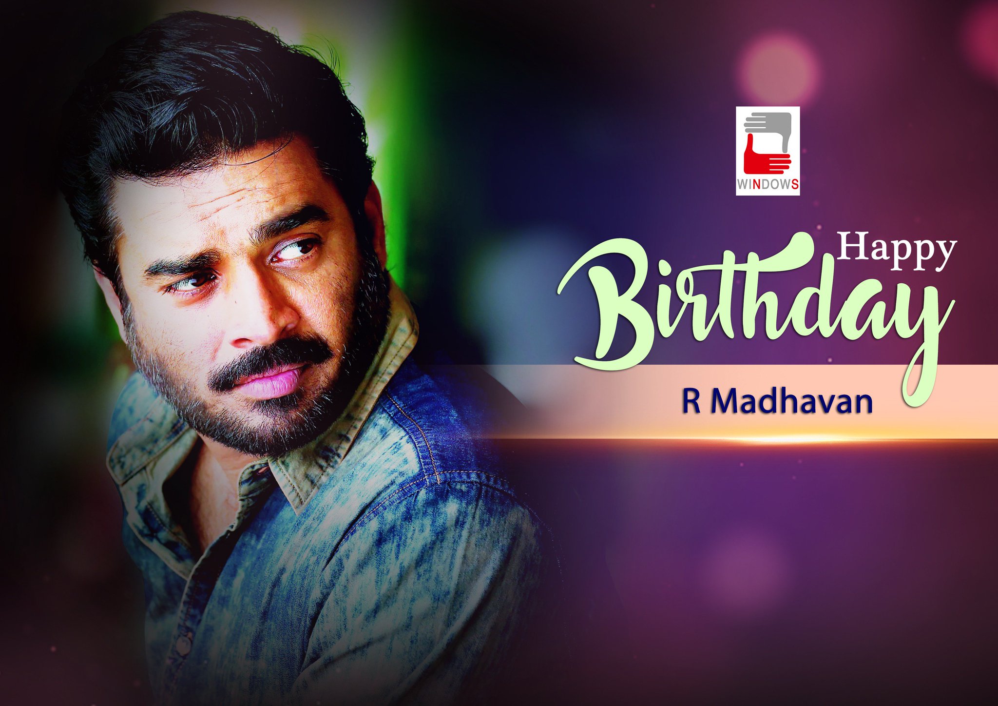 Birthday wishes to R Madhavan  .Happy Birthday Sir. 