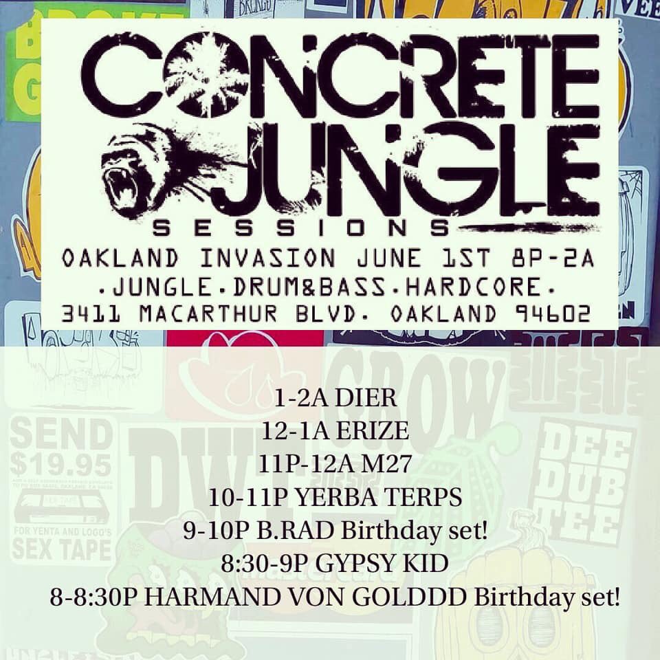 ERIZEONE1's tweet photo. This Saturday in Oakland! #Jungle #d&amp;b #Hardcore #alljunglist! https://t.co/HYY9osDXuZ