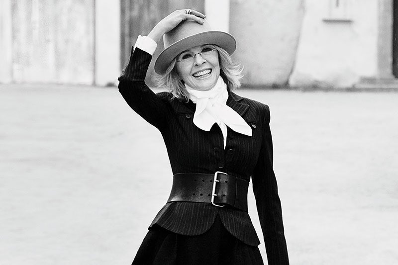 A pioneer in the suit game for certain. Diane Keaton.