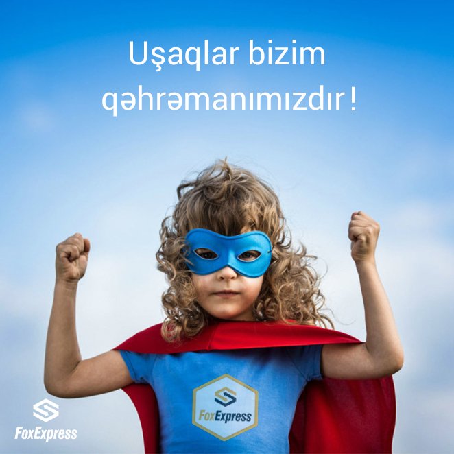 Uşaqlar bizim qəhrəmanımızdır!
1 İyun Uşaqların Beynəlxalq Müdafiəsi Günü. 
#1iyun #Usaqlar #UsaqlarinBeynelxalqMudafiesi