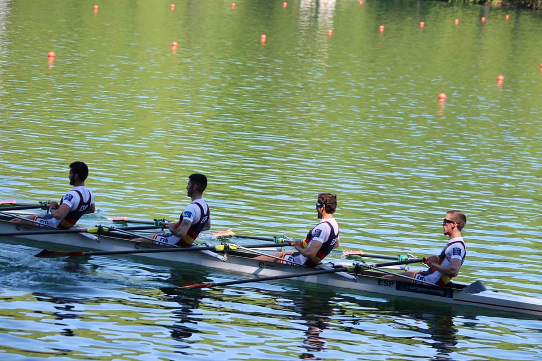 adriamitjavila's tweet photo. #EuropeanRowing #ERChamps

Hoy toca demostrar de lo que somos capaces. 

A las 12:39 tenemos la repesca que nos permitirá llegar a la final A del #LM4x.
ESP 🇪🇸
GER 🇩🇪
NED 🇱🇺
AUT 🇦🇹
TUR 🇹🇷
NOR 🇳🇴

Los 4 primeros pasan a final A, los demás a final B. https://t.co/id89OsbeZW
