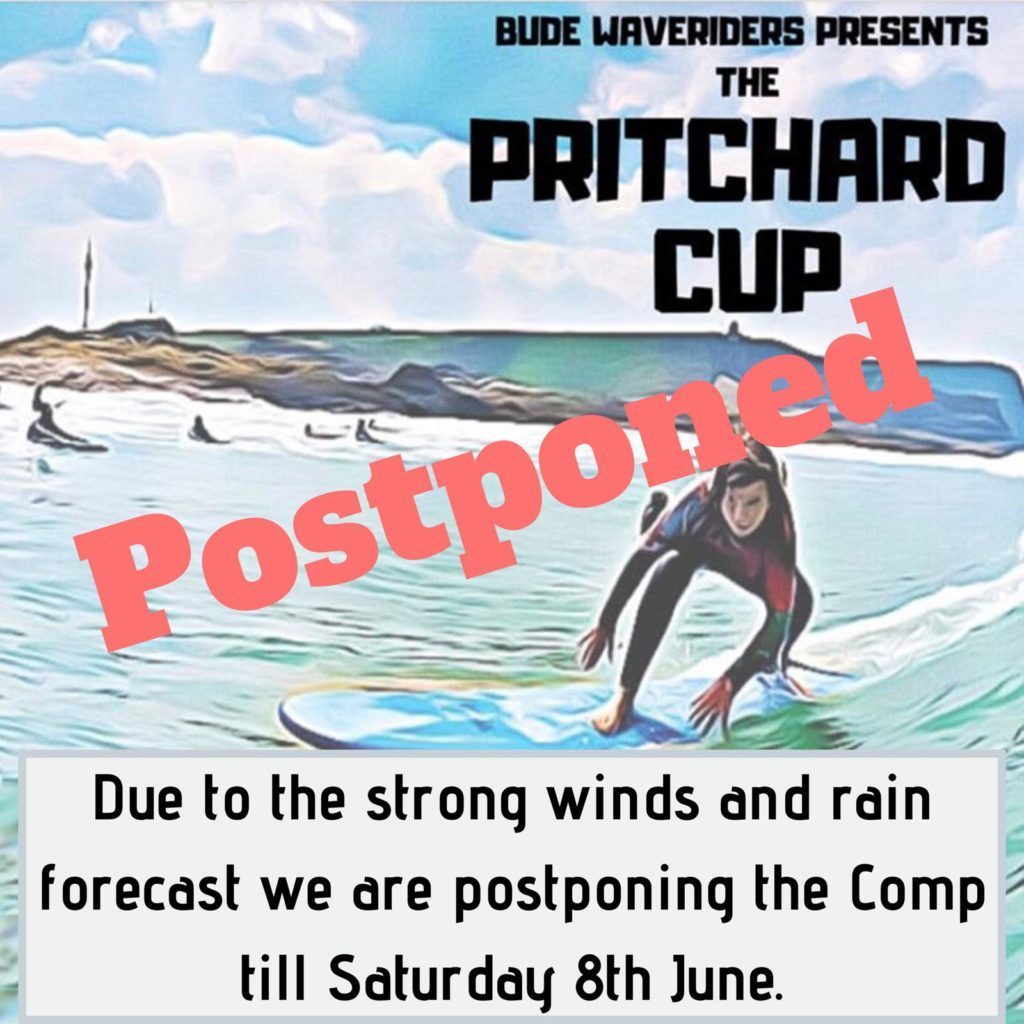 BudeWaveRiders's tweet photo. Pritchard Cup Postponed https://t.co/ZnFDF8IXb6 https://t.co/7n18JB9sPL