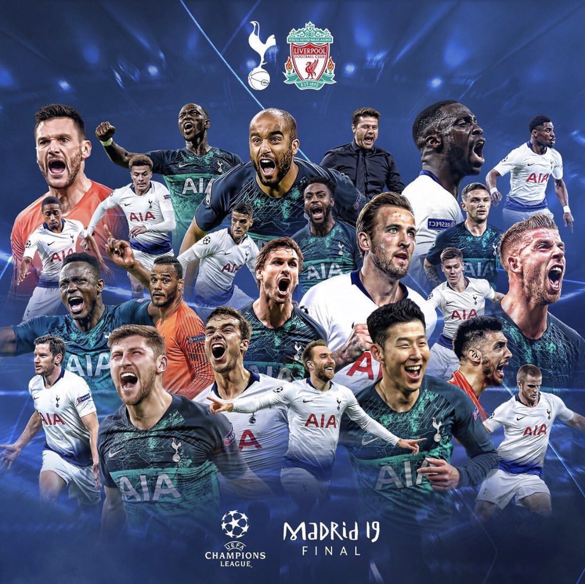 stephengainey4's tweet photo. Happy champions league day #COYS https://t.co/UKsFIMrfKX