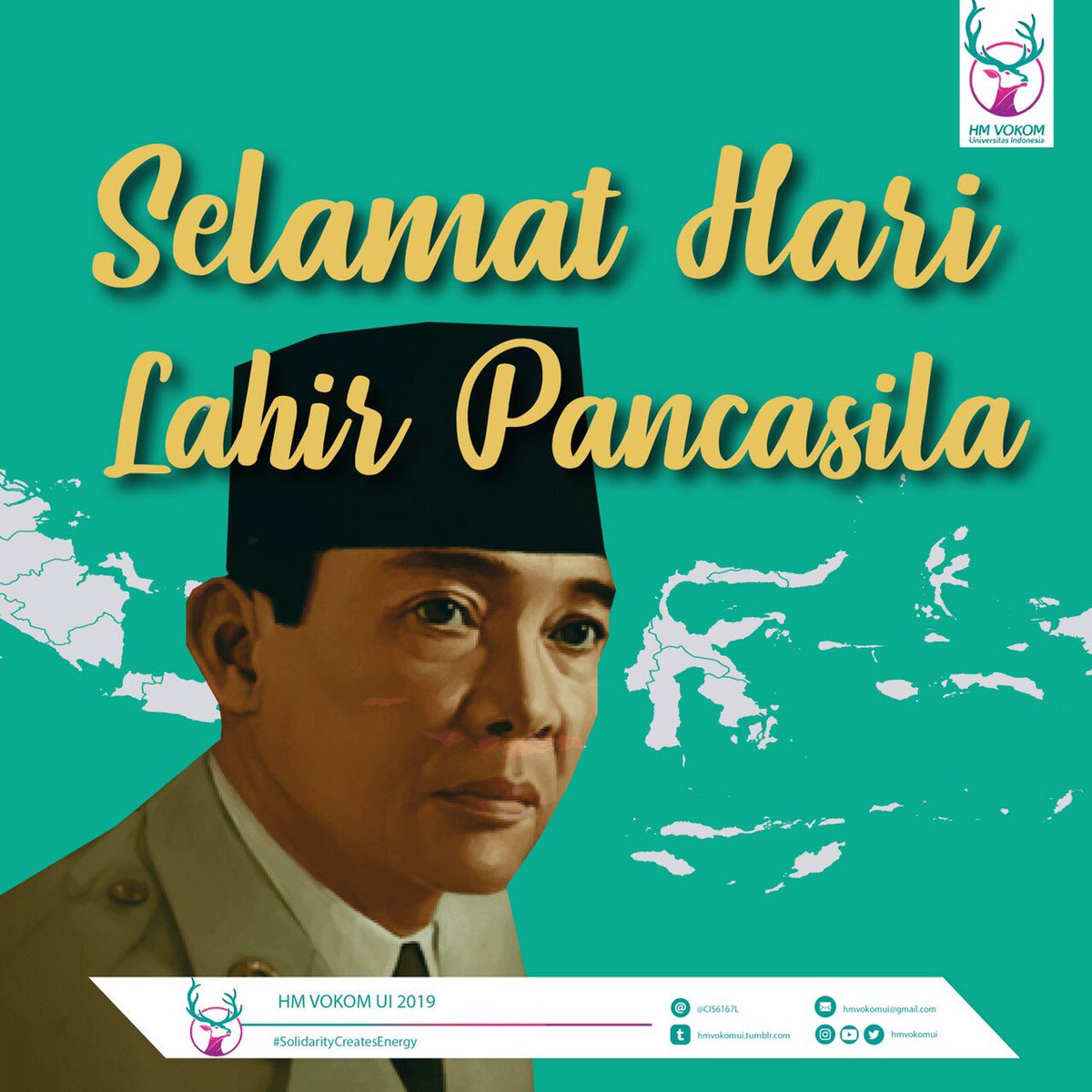 Selamat Hari Lahir Pancasila!
<a href="/HMMIDUI/">HM Vokasi MID UI</a> <a href="/HIMADMUI/">HIMADM Vokasi UI</a> <a href="/HIMTAUI/">HM Vok Pariwisata UI</a> <a href="/HMRK_UI/">HMRK Vokasi UI</a> <a href="/HMVA_UI/">HMVA UI</a>

Departemen Kominfo 
HM Vokom UI 2019
#SolidarityCreatesEnergy