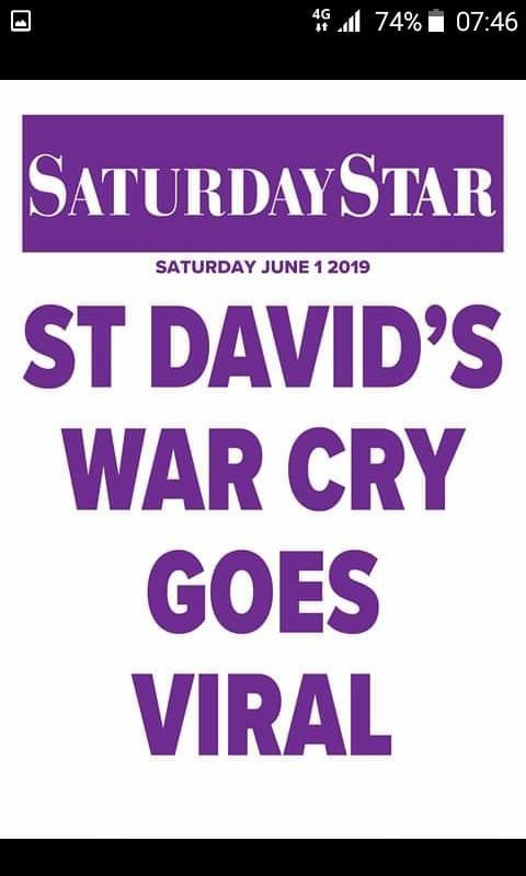 InandaSpirit's tweet photo. Our boys’ spirit, energy and passion has put St David’s in the headlines! #houseofInanda #proudlyMarist https://t.co/jV8xiMnacJ