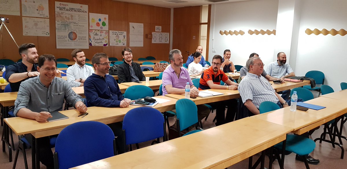 Hoy entrenamiento 🏋️‍♂️🏋️‍♀️ con un poco de nervios en el #elevatorpitch del Máster de #i40VALL. Hoy los protagonistas están delante. <a href="/fomIoT/">Fom | Industria 4.0</a> <a href="/FomAlumni/">FomAlumni</a> <a href="/eden_valladolid/">Escuela de Negocios</a> <a href="/cam_valladolid/">Cámara de Valladolid</a>
