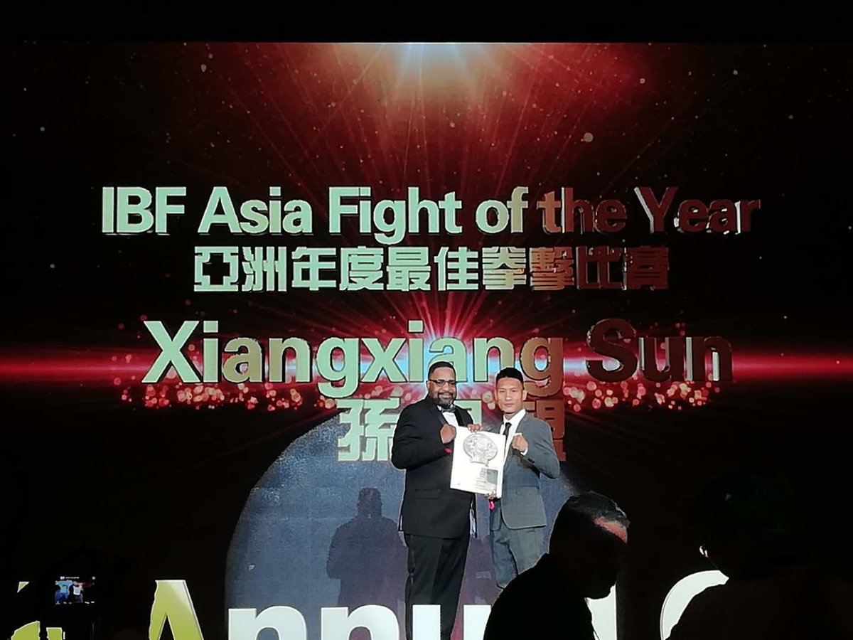 #IBFChampionshipSuperGala #wynnpalace IBF Annual Awarding Gala Dinner was held in 30/5 🥊🥊 🥊The IBF Asia Fight of the Year - Xiangxiang Sun Xiangxiang Sun is the only China fighter who owns 3️⃣ IBF Gold Blet😍😍