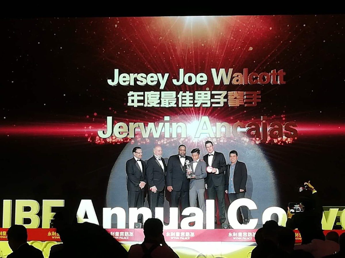 #IBFChampionshipSuperGala #wynnpalace  IBF Annual Awarding Gala Dinner was held in 30/5 🥊🥊
🥊The Jersey Joe Walcott - Jerwin Ancajas
 The awardee is the Flyweight Champion from Philippines.🤩🤩