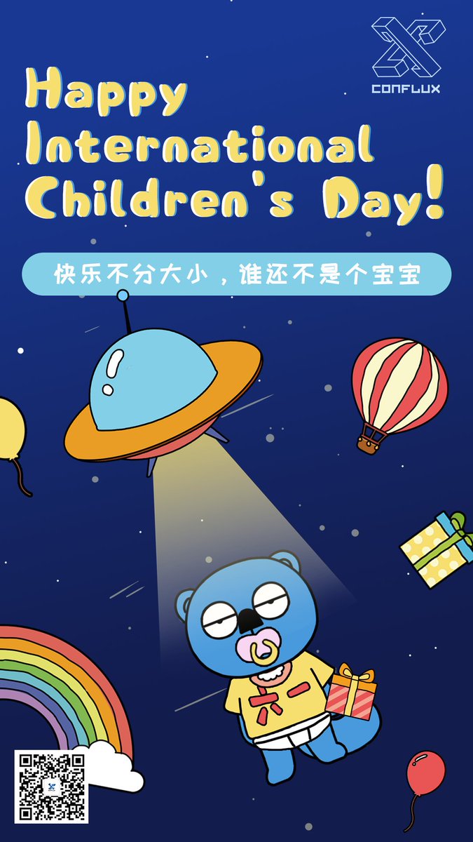 Conflux_Network's tweet photo. #ChildrensDay 
Let's get some 🍭🍭🍭
Just stay tuned with #confluxchain 🚀 https://t.co/lY5F0qTVef