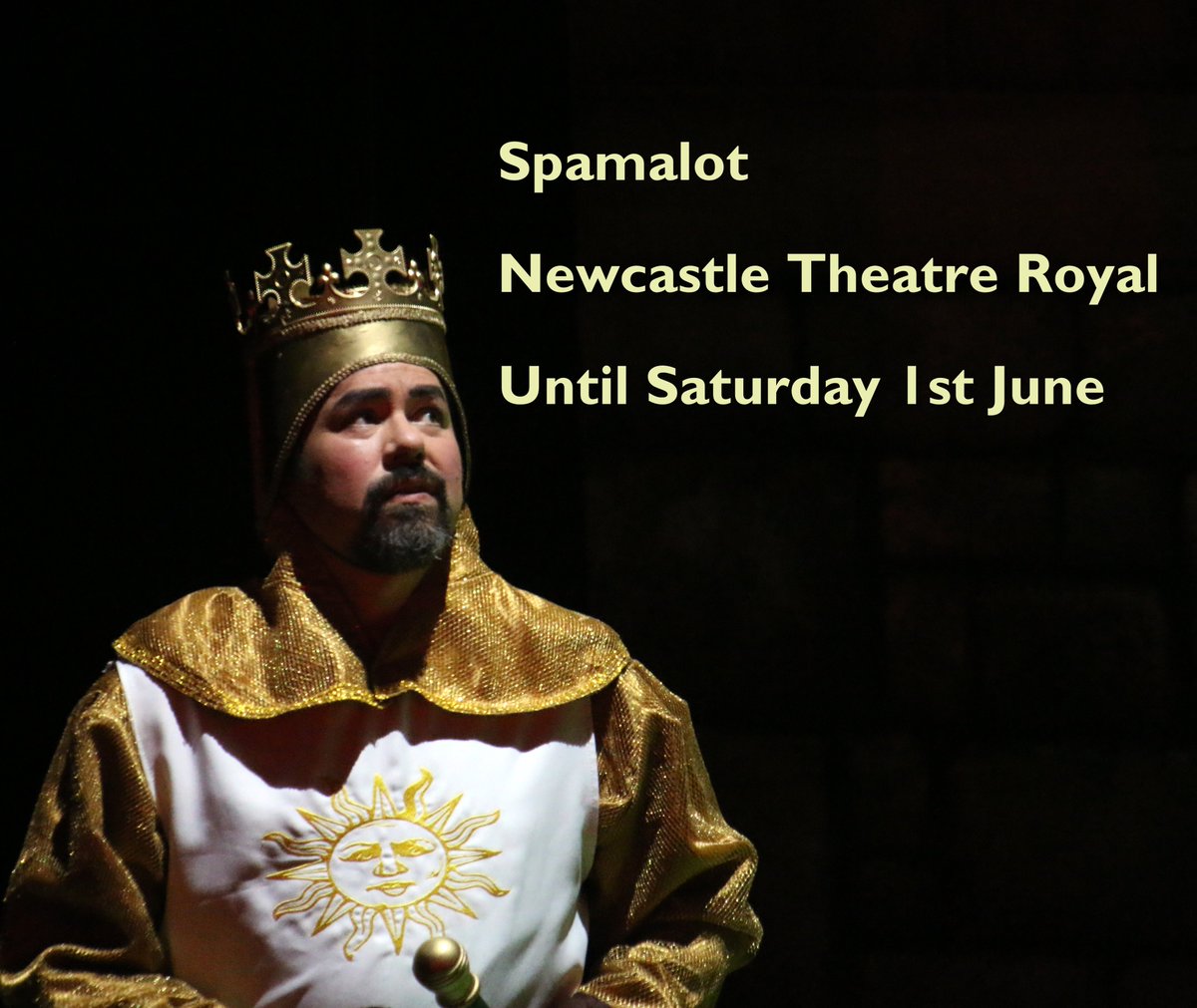 NETheatreGuide's tweet photo. FINAL SHOWS TODAY: Our review of @nmtc_official Spamalot which runs at Newcastle @TheatreRoyalNew this week until Saturday 1 June 2019.
REVIEW: https://t.co/qeC2cB2W8W https://t.co/KlufLTBH4W