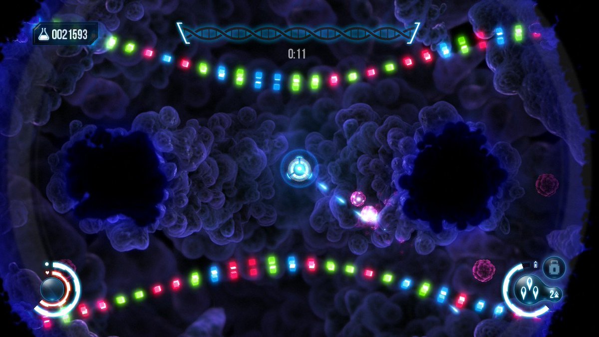 JustGreenOne's tweet photo. There's more to #Transcripted than I expected. It's got action, upgrades, match-3 puzzles, bosses, & a fully voiced story. #NintendoSwitch https://t.co/EGr91rhk2n