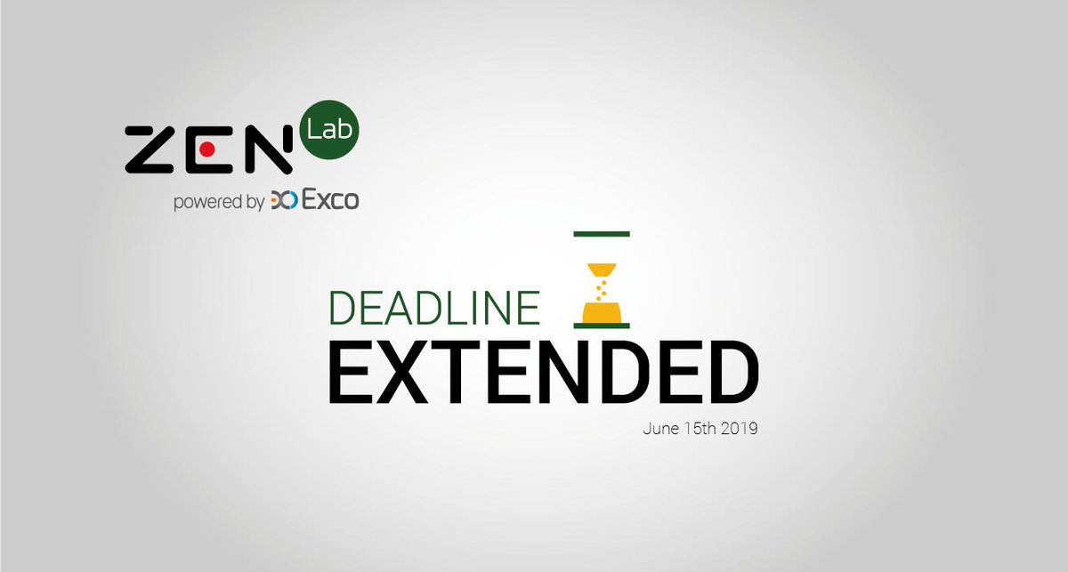 We are extending our Deadline till the 15th of June!
You can still apply or finalize your application and get in touch if you need assistance with your application.
#ZENLAB #2ndCohort #Entrepreneurship #CallForApplication #Incubation