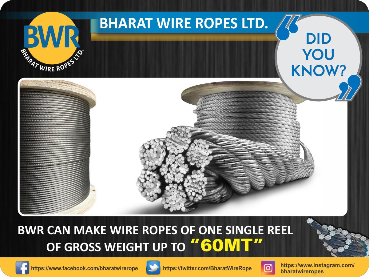 Bharat Wire Ropes on Twitter "BWR can make wireropes of one single 