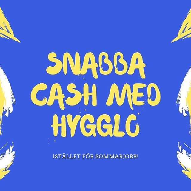 Inget sommarjobb? Inga problem 👍🏼 Hygglo got your back! ❤ Vi sänker åldersgränsen och alla som har eget BankID kan nu lägga upp prylar på Hygglo! 🥳 
Link in bio! #sommarkampanj #sommarjobb #sommarjobb2019 #badabydayhygglabynight bit.ly/2KgPQKg