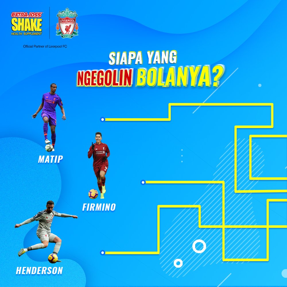 shakefinity's tweet image. Ada 3 pemain Liverpool nih lagi mau nendang bola. Kira-kira siapa ya yang bisa ngegolin? #Shakefinity #DontShakeAlone

#liverpoolindonesia #liverpool #kuisseru #firmino #henderson #matip