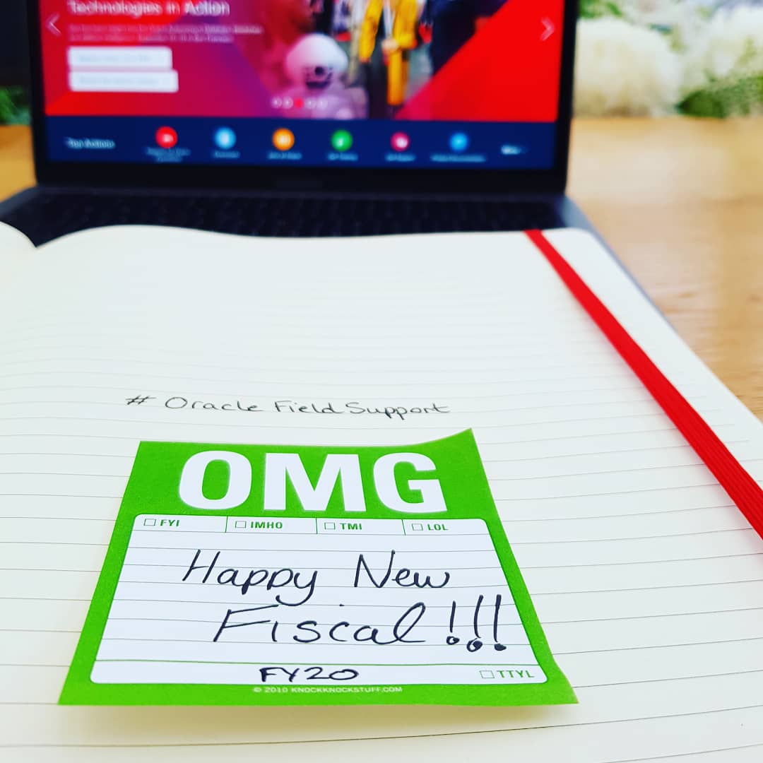 Lee_Menzies2's tweet image. Happy New Fiscal year #OracleFieldSupport !