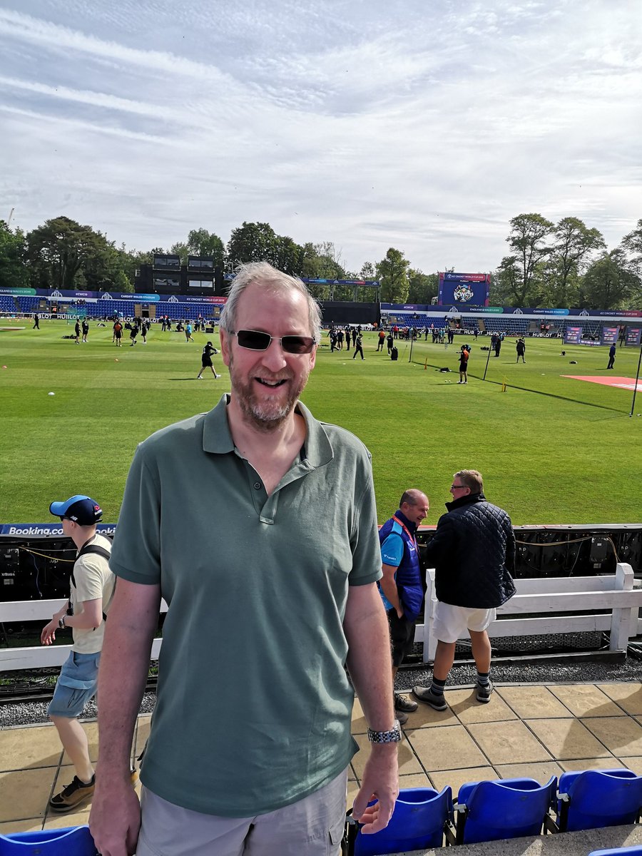 AverillStephen's tweet photo. All set for a great match between Sri Lanka and New Zealand at the #cardiffwalesstadium #CWC19 https://t.co/V2Txqxgf0j