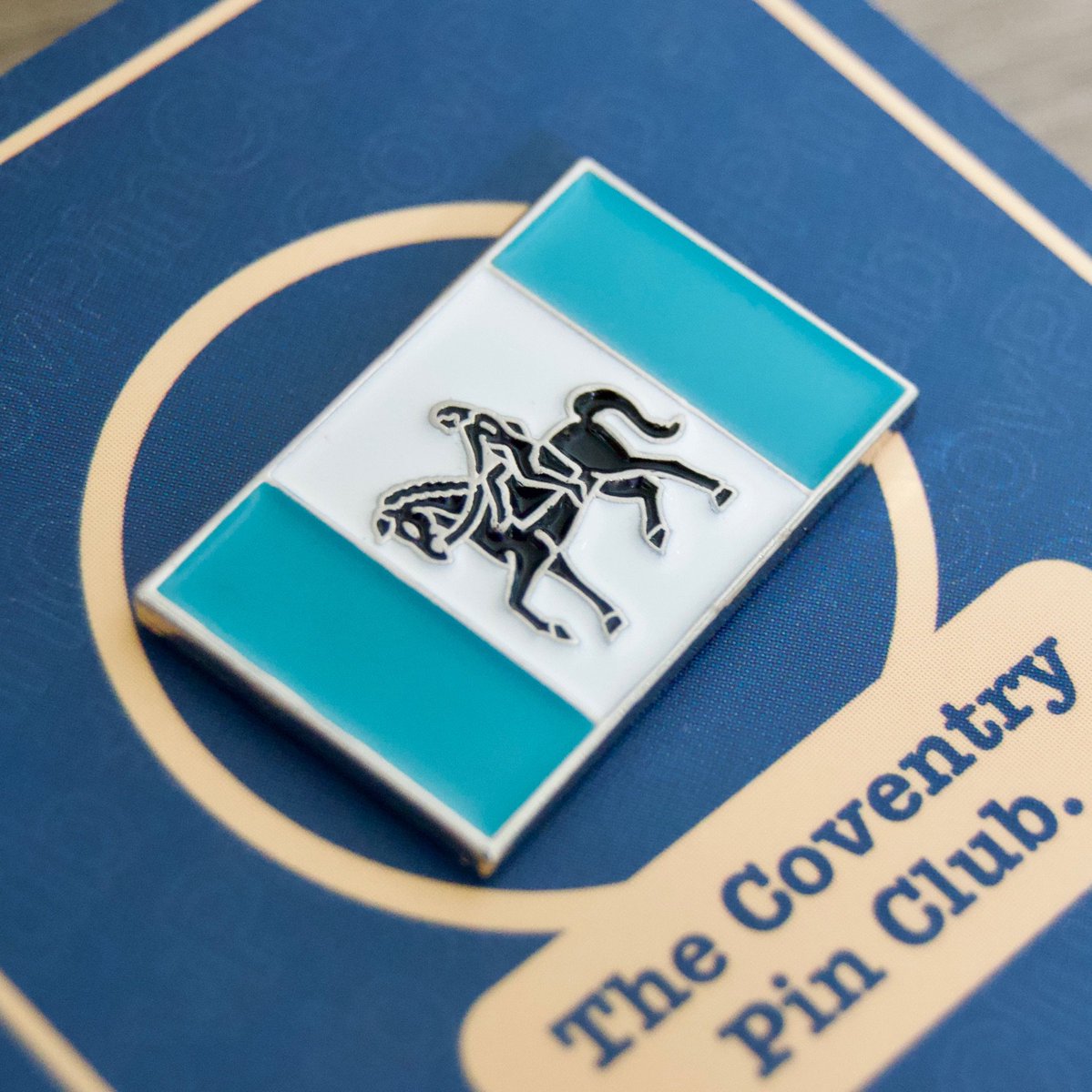 NEW #COVPINCLUB BADGE ON SALE NOW!!

Our badge for June is the Coventry Flag!

The Coventry flag was created following a competition run by <a href="/BBCCovWarks/">BBC Cov Warks</a> where members of the public were asked to submit designs.

You can pick yours up here: etsy.com/uk/listing/702…

#thisisCoventry