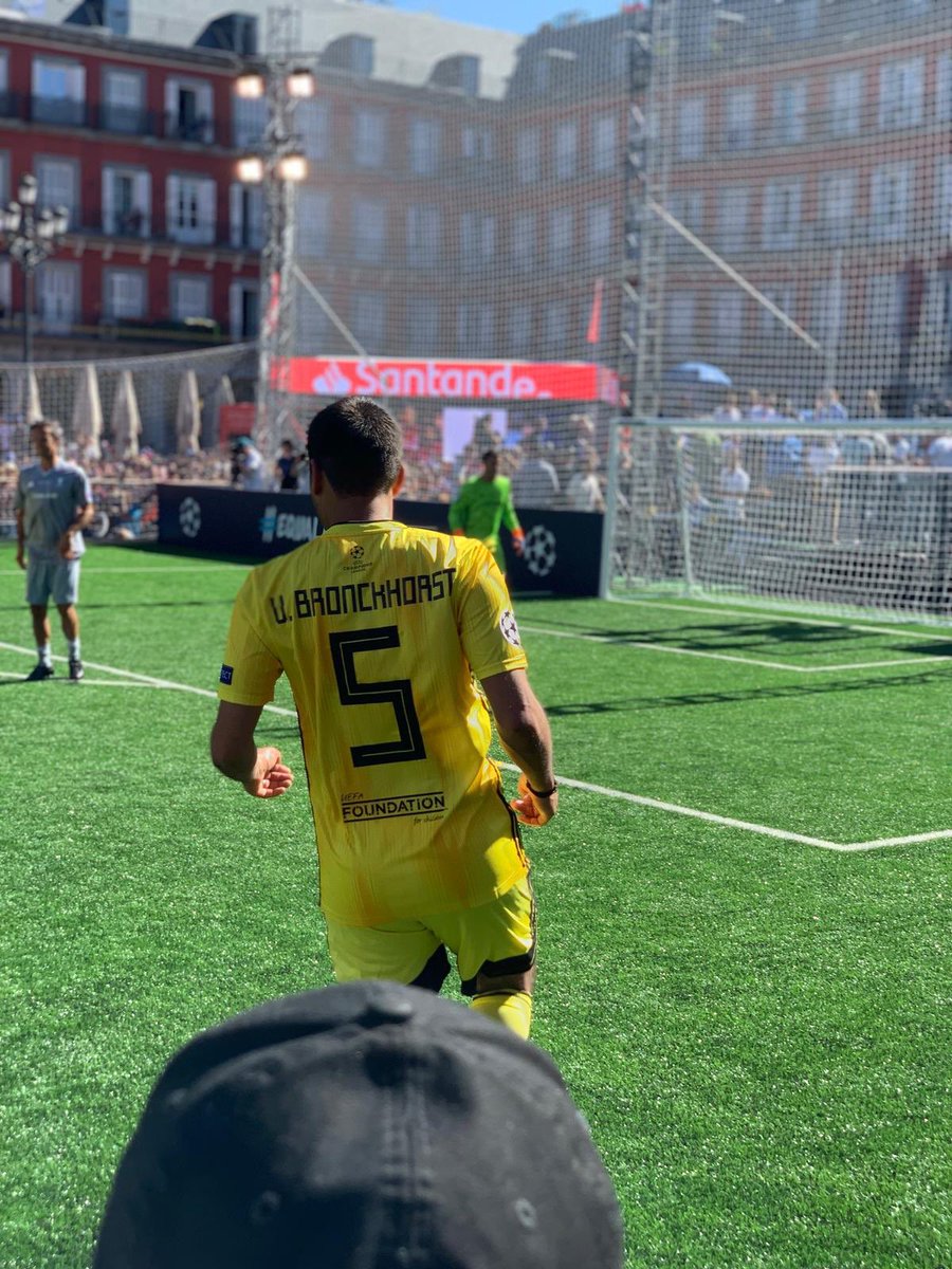 Always fun playing with the Ultimate Champions ⚽️🏆 #Madrid #Final