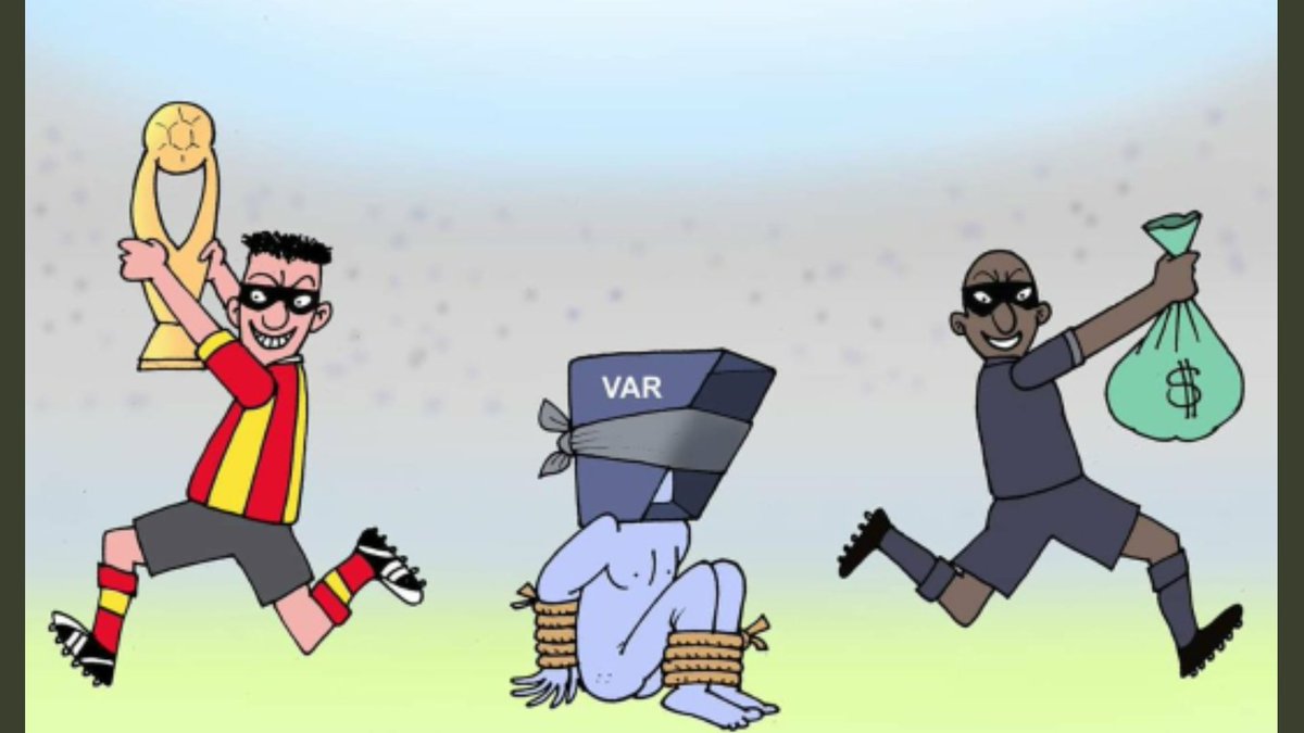 RedPenWinsTube's tweet photo. A SCANDAL IN RADES! MATCH INTERRUPTED AFTER A LEGITIMATE GOAL FOR WYDAD CASABLANCA DENIED BY THE REFEREE. THE REFEREE REFUSED TO CHECK VAR TECHNOLOGY WHILE WYDAD PLAYERS REFUSE TO CONTINUE TO THE GAME APPARENTLY VAR IS NOT WORKING

#ESTWAC #الترجي_الوداد #TotalCAFCL  #CAFCLFinal https://t.co/xn6QiXTxL8